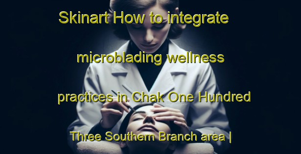 Skinart How to integrate microblading wellness practices in Chak One Hundred Three Southern Branch area | MicrobladingTraining | MicrobladingClasses | SkinartTraining-Pakistan